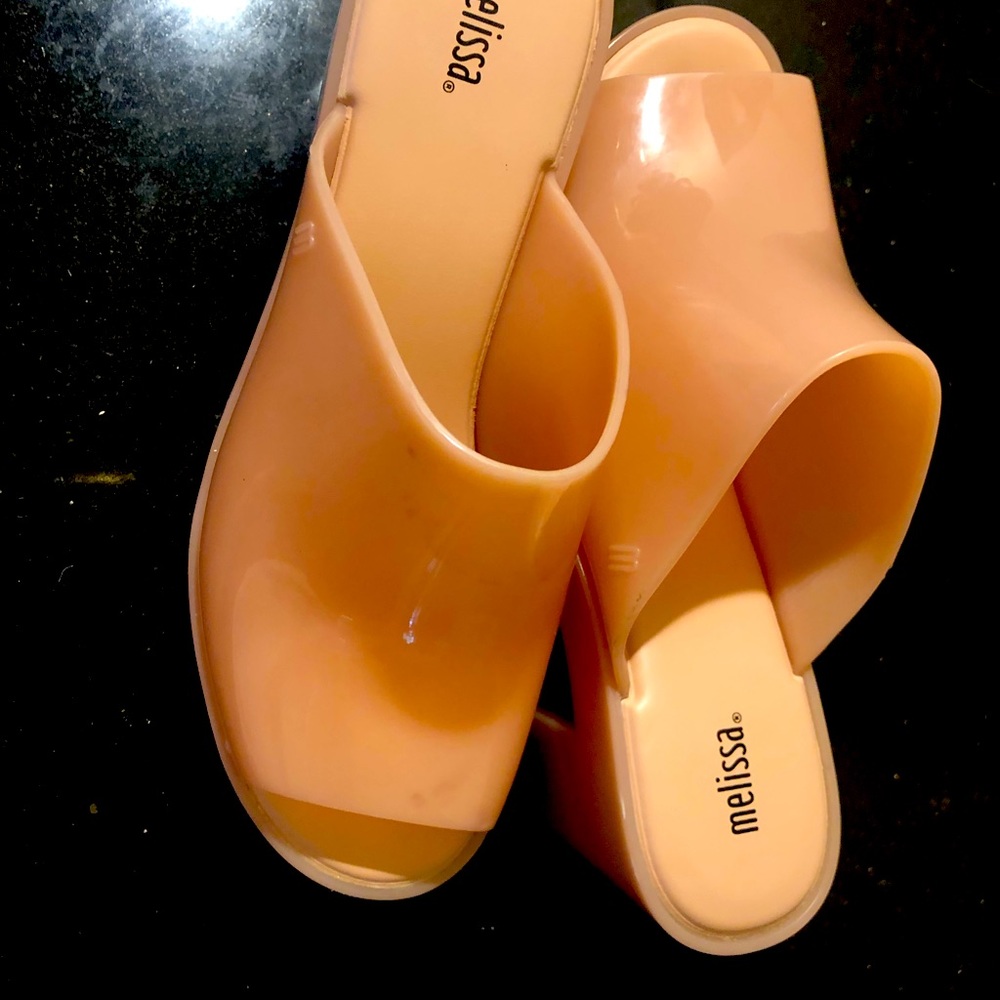 Beautiful  lightly used shoes  by Melissa shoes